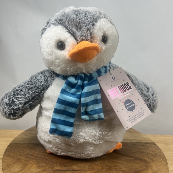 Aroma Home Microwaveable Hottie Warm Hug~Hot Hugs Penguin~Soft Plush Animal~ NWT - Picture 1 of 7